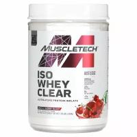 Muscletech, ISO Whey Clear, Ultra-Pure Protein Isolate, Arctic Cherry Blast, 1.1 lbs (500 g)