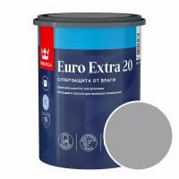 Краска моющаяся Tikkurila Euro Extra 20 RAL 7004 (Сигнальный серый - Signal grey) 0,9 л