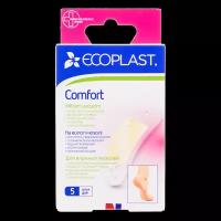 Ecoplast Набор противомозольных пластырей Comfort 70x38мм 5 шт