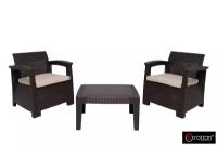 Bica, Италия Комплект мебели Rattan Comfort 3, венге