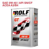 ROLF GT SAE 0W-40 API SN/CF ACEA A3/B4 1л (322306)