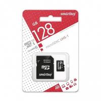 Карта памяти MicroSDXC 128Gb SmartBuy SB128GbSDCL10-01