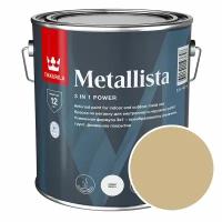 Эмаль по ржавчине Tikkurila Metallista RAL 1001 (Бежевый - Beige) глянцевая 2,5 л