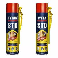 Пена монтажная бытовая Tytan Professional STD Эрго летняя 500 мл (2 шт.)