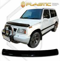 Дефлектор капота для Suzuki Escudo 1990-1996 (с объемом двигателя 1.6) Classic черный