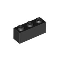 Деталь LEGO 362226 Кирпичик 1X3 (черный) 50 шт