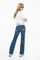 Расклешенные низкие джинсы - синий - 48