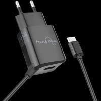 Stellarway Зарядное устройство сетевое Stellarway USB-A/С 2,1A 1м, черный