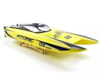 Радиоуправляемый катамаран Volantex RC ATOMIC 700 желтый Brushless PNP