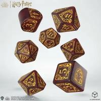 Набор кубиков Q-workshop Harry Potter. Gryffindor Modern Dice Set: Red, 7 шт