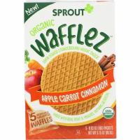 Sprout Organics, Wafflez, вафли с яблоком, морковью и корицей, 5 пакетиков по 18 г (0,63 унции)