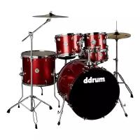 DDRUM D2 522 RSP - ударная установка, цвет Red Sparkle, 10'-12'-16'-22', 14х6.5'