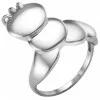 Сорокин кольцо серебро вес 2,9 вставка без вставок арт. 2340401