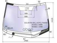 Стекло Лобовое Атермальное С Обогревом Щеток + Дд Lexus Rx270/330/350/450h 09-15 (Solar-X Защита От XYG арт. SOLAR-RX-09-L-VC