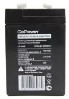 Аккумуляторы GoPower свинцово-кислотные VRLA6-4.5 6V 4.5 mAh