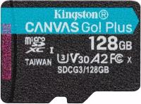 Карта памяти MicroSDXC 128Gb Kingston SDCG3/128GbSP Canvas Go! Plus Class 10 w/o adapter