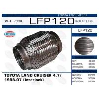 Гофра глушителя TOYOTA LAND CRUISER 4.7i 1998-07 (Interlock) EuroEX LFP120