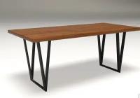 Подстолье/опора из металла для стола в стиле Лофт Модель 54 (2 штуки)