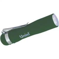 Карманный светодиодный фонарь UNIEL (UL-00000209) от батареек 95х20 25 лм S-LD045-B Green