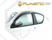 Дефлекторы боковых окон для Peugeot 107 3-door 2005-2012 Classic полупрозрачный