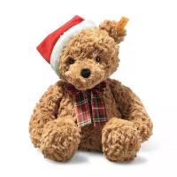 Мягкая игрушка Steiff Soft Cuddly Friends Jimmy Teddy bear – Christmas (Штайф Мягкие Приятные Друзья мишка Тедди Джимми - Рождество, 30 см)