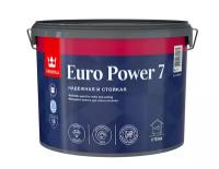 Краска водно-дисперсионная моющаяся Tikkurila Euro Power 7 9л база А