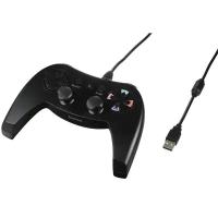 Джойстик геймпад Hama Combat Bow для PS3 аналоговый 17 кнопок 2 м. черный H-115410