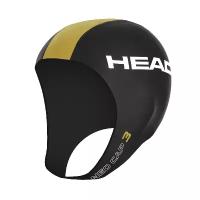 Неопреновый шлем-утеплитель HEAD NEO CAP 3mm, Цвет - черный/золотой;Размер - S/M;Материал - Неопрен