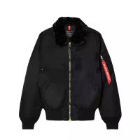 Куртка бомбер мужская Alpha Industries B-15 Slim Fit Black / M