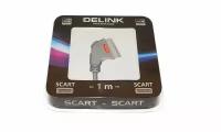 Шнур Delink SCART-SCART 1,0м Grey