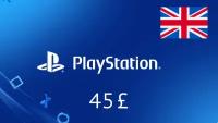 Карта пополнения PlayStation Store (UK) - 45 GBP