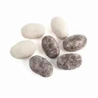 Набор Bioteplo из 7 смешанных серых и бежевых камней для биокаминов