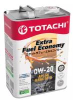 TOTACHI Масло Моторное Синтетическое Totachi Extra Fuel Economy 0W-20 Sn, Gf-5 4Л