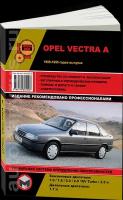 Автокнига: руководство / инструкция по ремонту и эксплуатации OPEL VECTRA A (опель вектра А) бензин / дизель 1988-1995 годы выпуска, 978-617-537-254-8, издательство Монолит