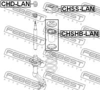 Опора переднего амортизатора, CHSSLAN FEBEST CHSS-LAN
