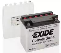 EXIDE EB16LB EB16L-B_аккумуляторная батарея! евро 19Ah 190A 175/100/155 moto сухозар. с упаков. электролита