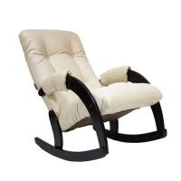 Кресло-качалка Мебель Импэкс Модель 67 Венге/ к/з Polaris Beige