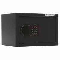 Сейф мебельный Brabix SF-200EL 291145 S103BR211214 200х310х200мм, электронный замок, черный