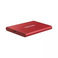 Твердотельный накопитель Samsung Portable T7 1Tb Red MU-PC1T0R/WW