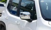Хромированные накладки на зеркала заднего вида Jeep Renegade 1 2014+