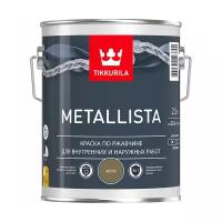 Краска для металла по ржавчине 3в1 Metallista TIKKURILA 2,5 л золотая