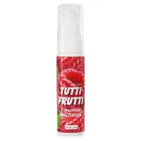 Гель-смазка Tutti-frutti с малиновым вкусом - 30 гр. (цвет не указан)