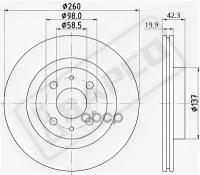 Диск Тормозной Вентилируемый BAPCO арт. BD0121