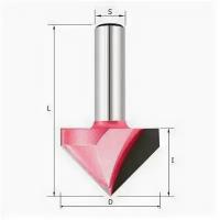 Фреза пазовая для Alucobond 135° D=19.05x13.5x50 (d1=2. i1=3.53) S=8 PROCUT 200830AP