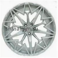 Диск 10*22 5*112 ET30 66,6 Khomen Wheels ZEUS 2202 Brilliant Silver (X5/X6/X7/Cullinan)