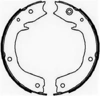 комплект колодок для барабанных тормозов FERODO FSB4027