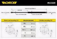 Амортизатор капота FORD (Europe) Mondeo/Mondeo Estate/Wagon MONROE ML5330