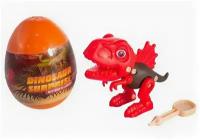 *Игрушка(KiddiePlay) Динозавр сборный в яйце [детали;винтики;отвертка] (50603)