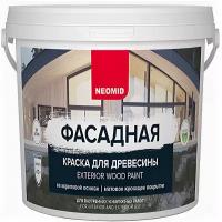 Краска Фасадная для Древесины Neomid Exterior Wood Paint 9л Прованские Травы Эластичная, Акриловая, Матовая, Кроющая для Наружных и Внутренних Работ / Неомид Профи