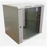 ЦМО Шкаф телекоммуникационный настенный разборный 15U (600х350) дверь стекло (ШРН-Э-15.350) (1 коробка)